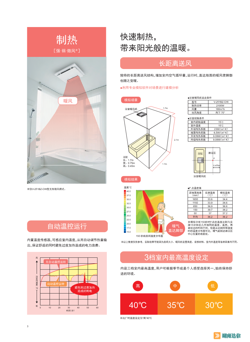 快速制熱，  帶來(lái)陽(yáng)光般的溫暖。